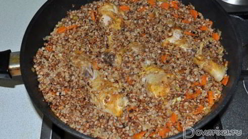 гречка с курицей