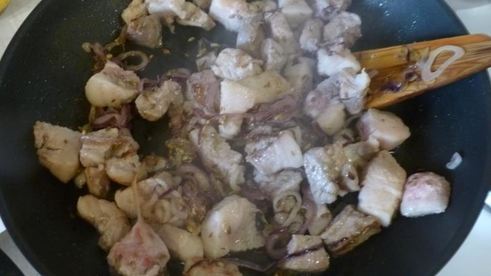 гречка с мясом и черносливом