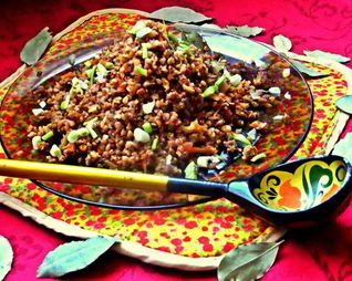 Гречка с мясом и корнеплодами