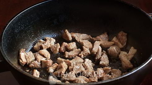 гречка с мясом на сковороде