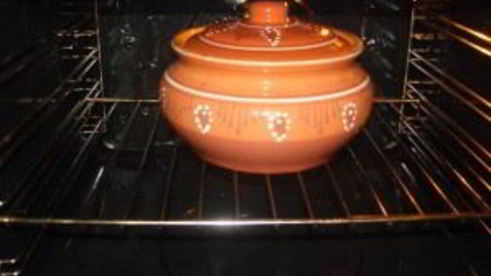 гречка с мясом в горшочке