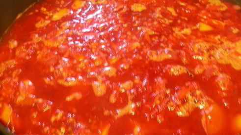 гречка с овощами и фетой