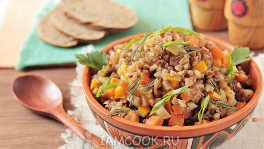 Рецепт гречка с овощами в мультиварке