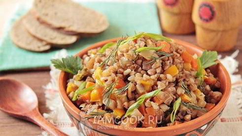 гречка с овощами в мультиварке