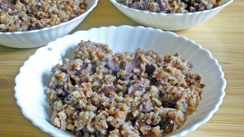 гречка с печенью в мультиварке