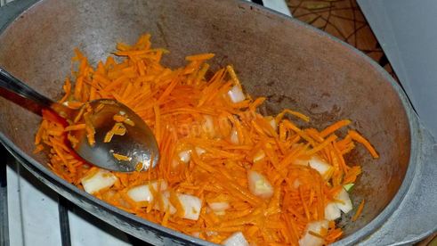 гречка с печенью