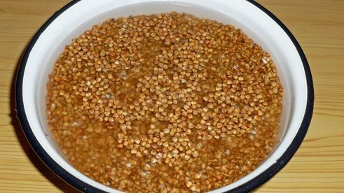 гречка с печенью