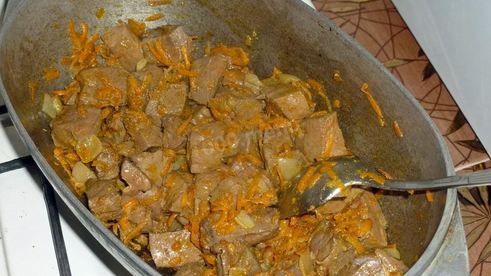 гречка с печенью