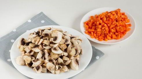 гречка с шампиньонами