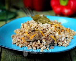 Гречка с тушенкой в мультиварке