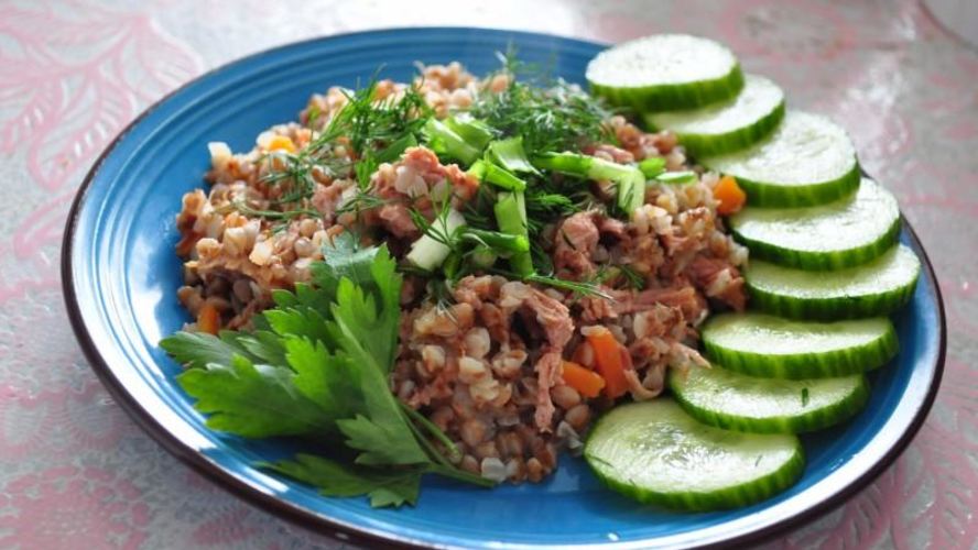 Рецепт гречка с тушенкой ветчиной в мультиварке