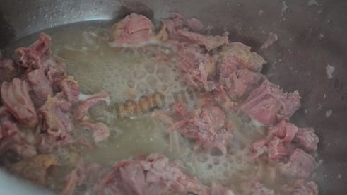 гречка с тушенкой ветчиной в мультиварке