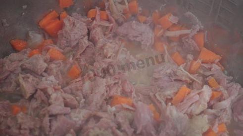 гречка с тушенкой ветчиной в мультиварке