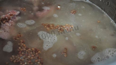 гречка с тушенкой ветчиной в мультиварке