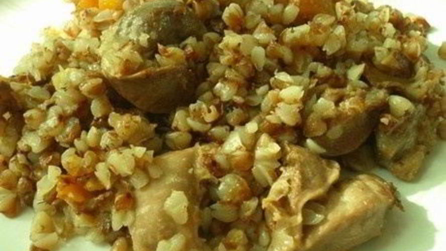 Рецепт гречка с желудками в мультиварке