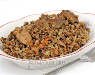 Гречка со свининой в мультиварке