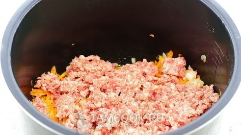 гречка со свиным фаршем в мультиварке