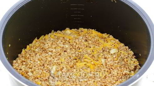 гречка со свиным фаршем в мультиварке