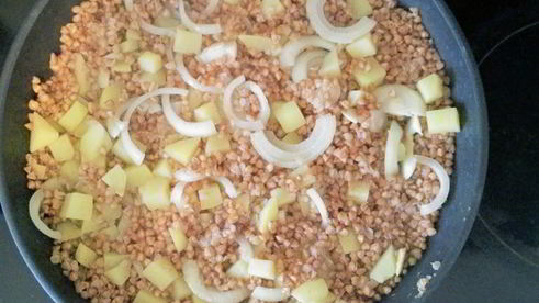 гречневая каша с картофелем