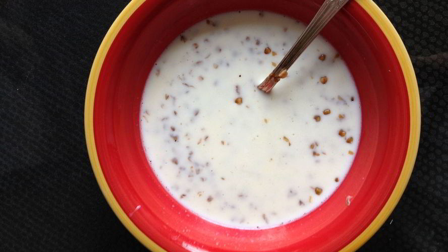 Рецепт гречневая каша с молоком
