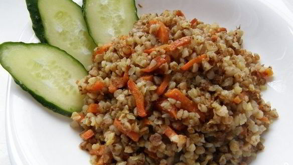 Рецепт Гречневая каша с морковью