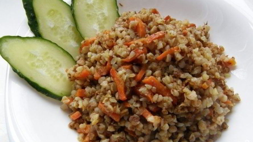 Рецепт гречневая каша с морковью