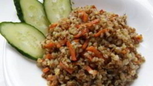 гречневая каша с морковью