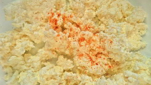 гречневая каша с несладким творогом