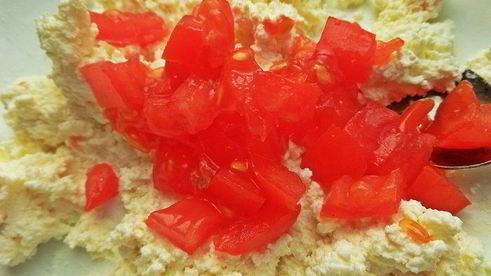 гречневая каша с несладким творогом