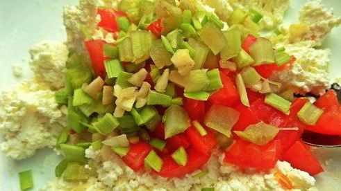 гречневая каша с несладким творогом