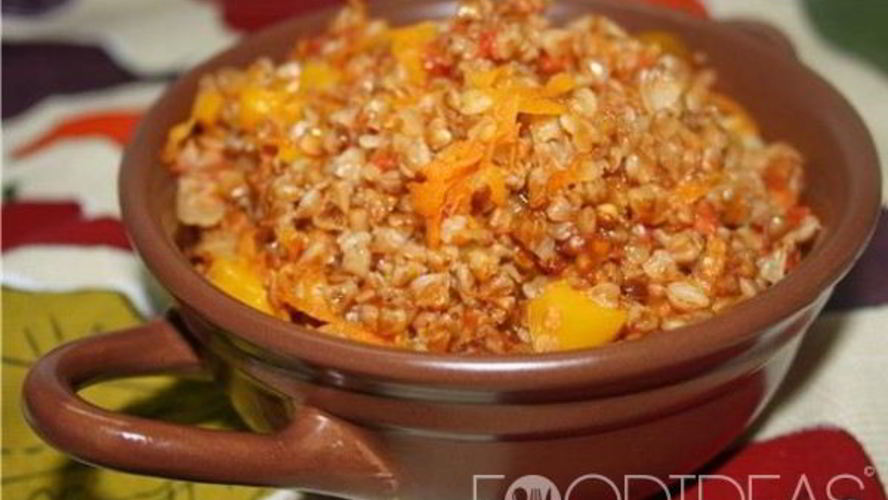 Рецепт гречневая каша с овощами