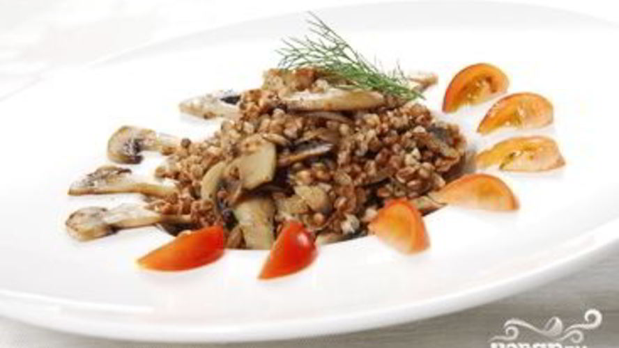 Рецепт гречневая каша с шампиньонами