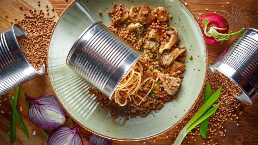 Рецепт гречневая каша с вешенками и белыми грибами