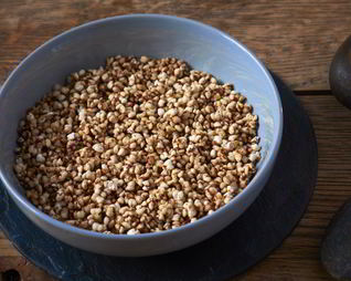 Гречневая каша с вешенками