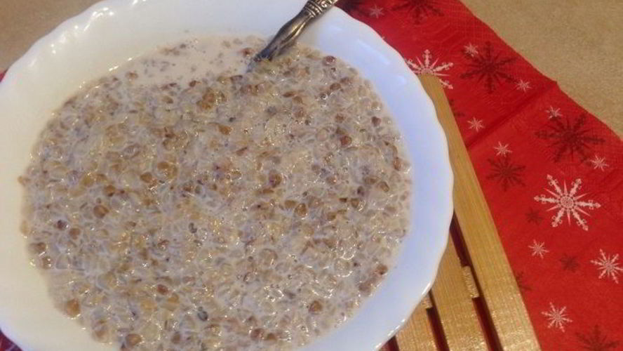 Рецепт гречневая молочная каша