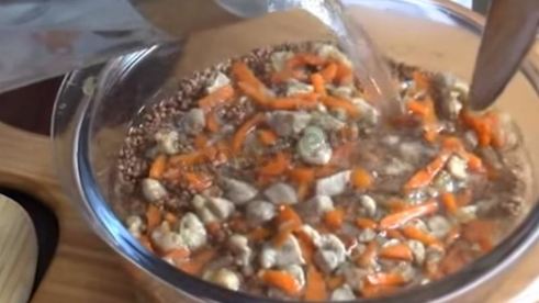 каша гречка с рисом на воде