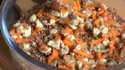 каша гречка с рисом на воде