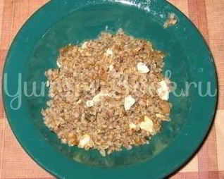 Каша гречневая с белыми грибами