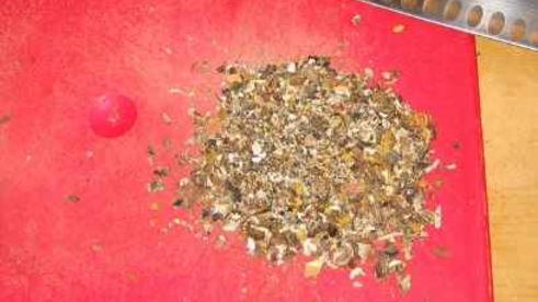 каша гречневая с белыми грибами