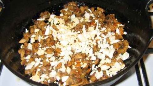 каша гречневая с белыми грибами