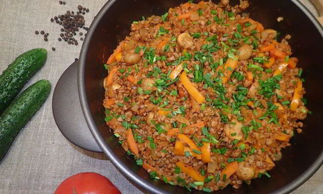 Жареная гречка