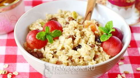каша геркулесовая на воде