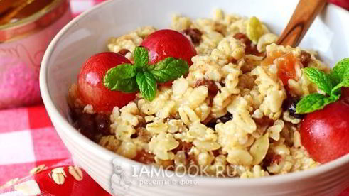 каша геркулесовая на воде