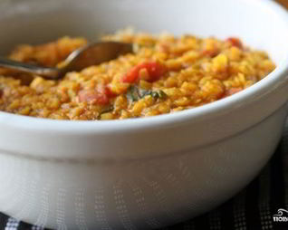 Каша из чечевицы