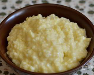 Каша из пшена на молоке