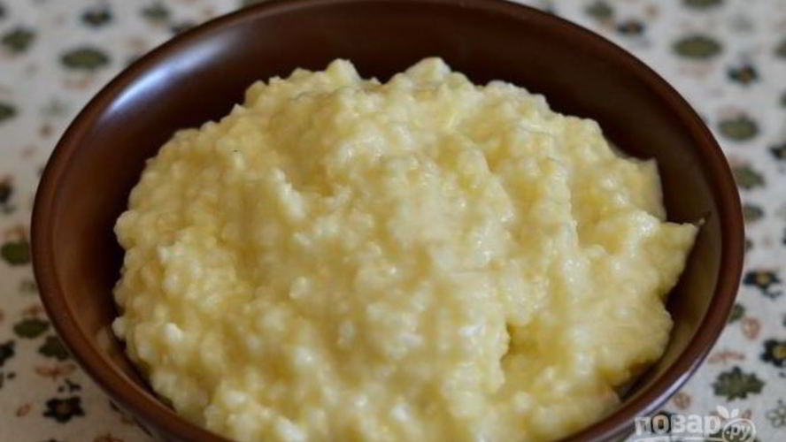 Рецепт каша из пшена на молоке