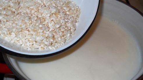каша молочная рисовая