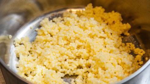 каша пшенная с тыквой и курагой