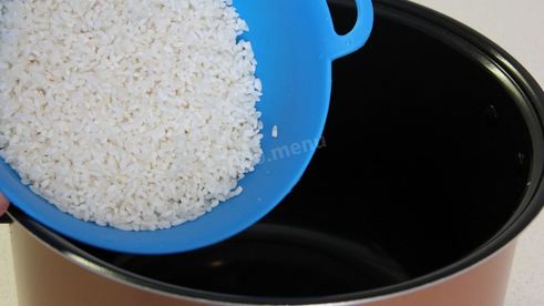 каша рисовая молочная в мультиварке