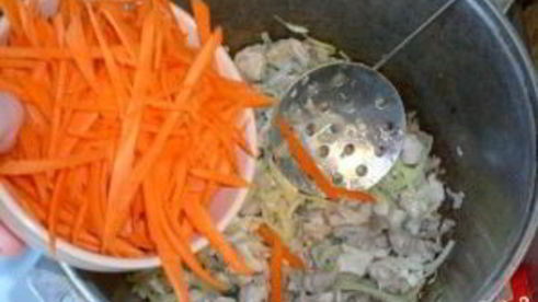 каша рисовая со свининой